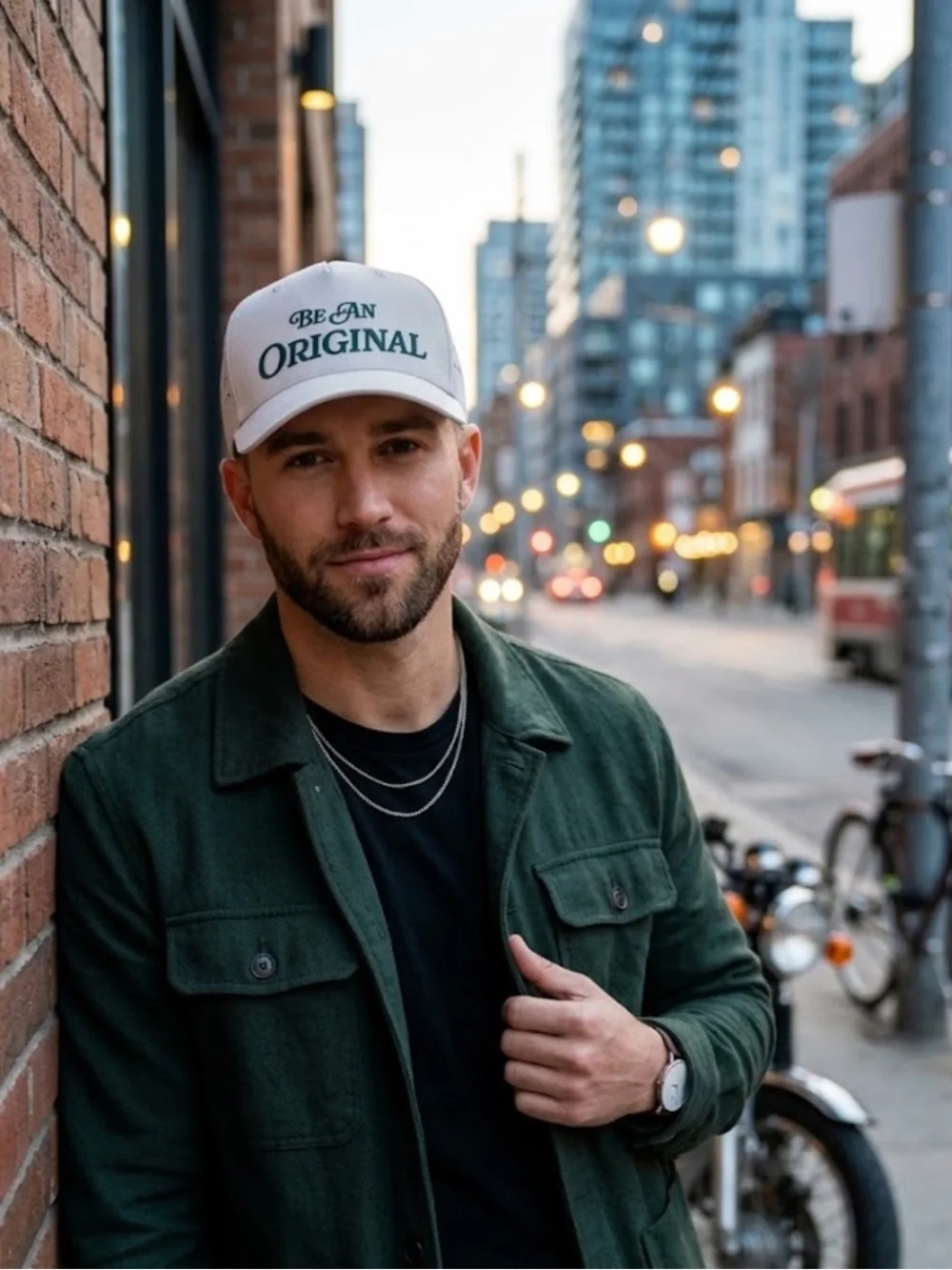 Original Penguin Be An Original White Baseball Cap